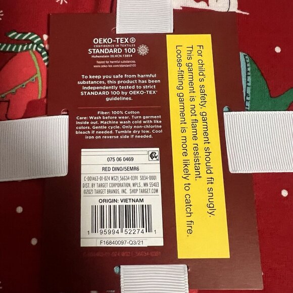 Holiday Christmas Pajamas Family Toddler 4T Wondershop 2 Piece Sleep Se… - Picture 6 of 8